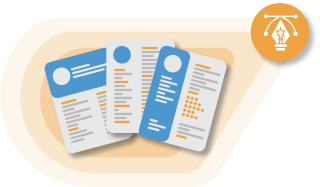 قالبهای رزومه متنوع